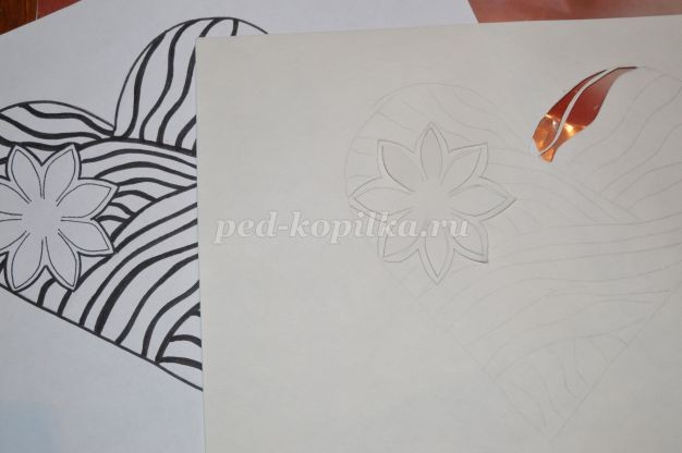 Сердечко в технике вырезания: часть 2 Сердечко в технике вырезания: часть 2