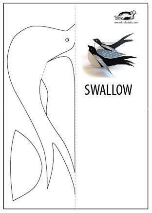 Ласточки из бумаги Ласточки из бумаги