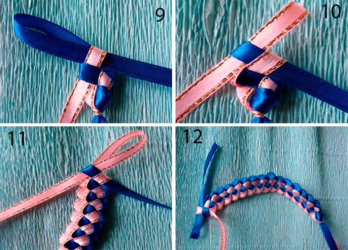 Плетеный браслет