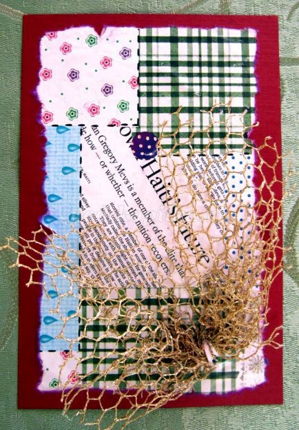 Открытка детскими руками в технике скрапбукинг: часть 2 Открытка детскими руками в технике скрапбукинг: часть 2