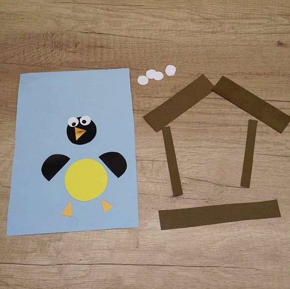 Птичка в домике