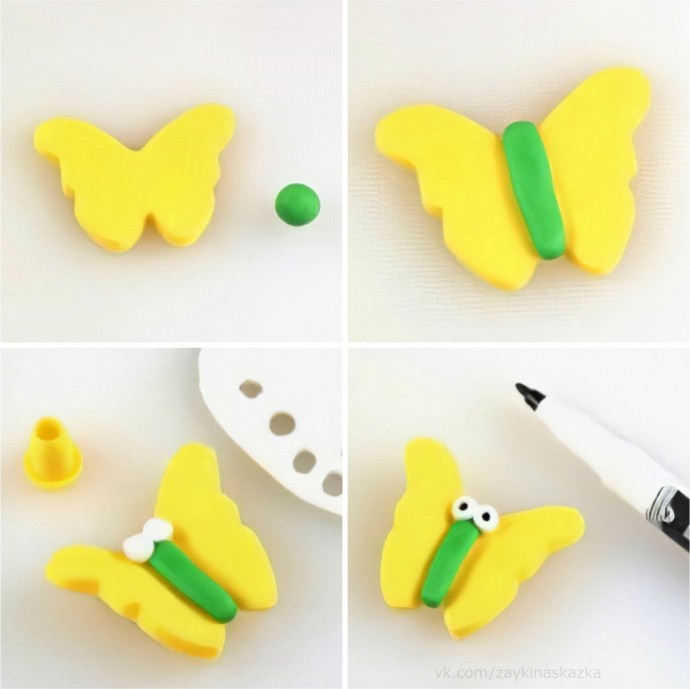 ​Букашки из пластилина