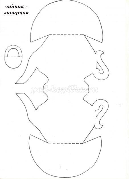 Чайный сервиз из бумаги: часть 1 Чайный сервиз из бумаги: часть 1