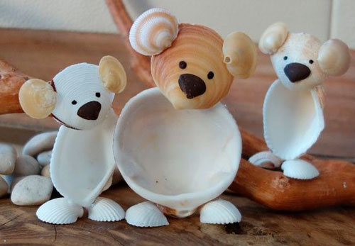 Поделки из ракушек для детей