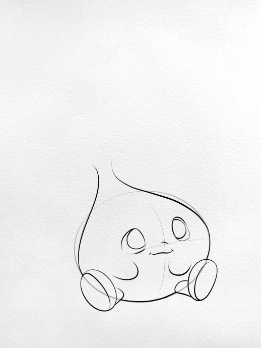 Рисуем луковицу тюльпана