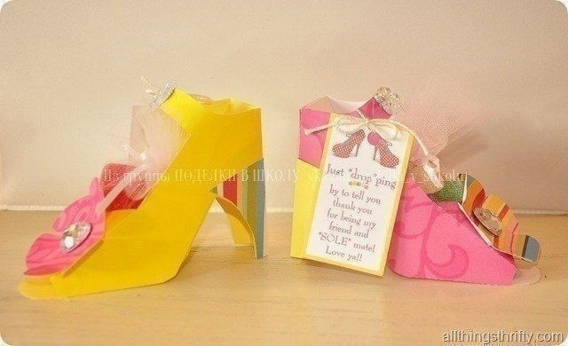 Туфелька с конфетами Туфелька с конфетами