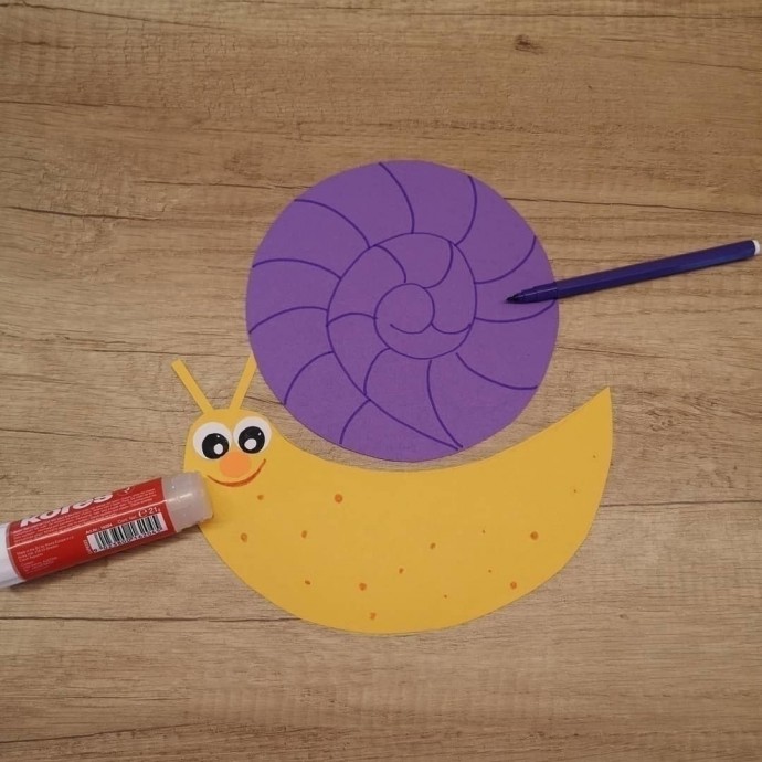 Улитка в травке