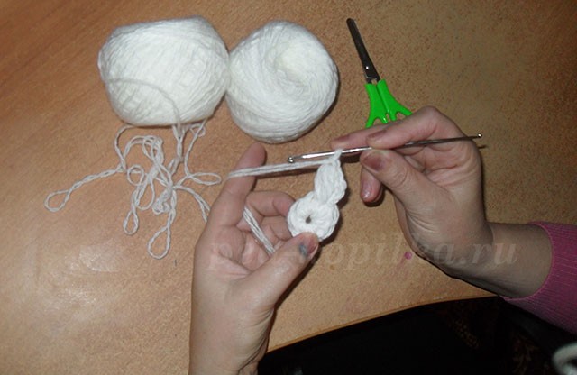 Вязаный чеснок: мастер-класс