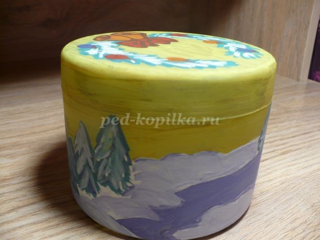 Роспись банки гуашью: часть 3