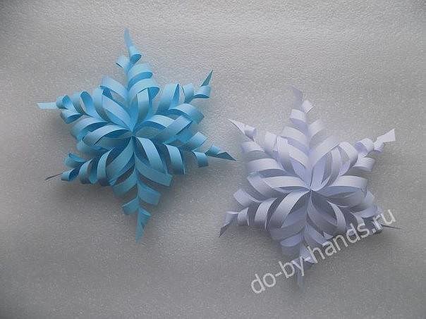 Невероятно красивая объемная снежинка Невероятно красивая объемная снежинка