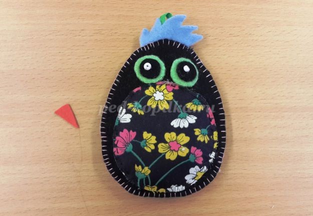 Игольница "Совушка-сова": часть 4