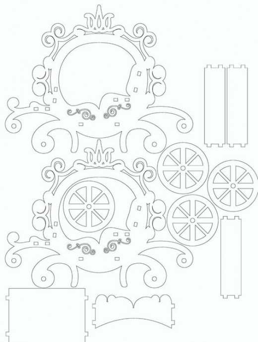 Кареты из бумаги Кареты из бумаги