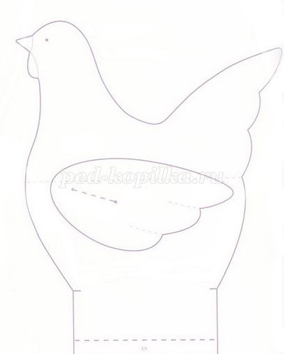 ​Курочка в стиле Тильда: часть 1