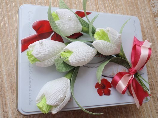 ​Цветы из конфет