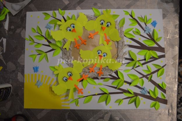 Птенцы в гнезде