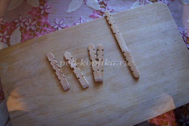 Действующая миниатюра "Весенний пейзаж": мастер-класс, часть 1