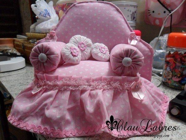 Как сшить мягкое кресло для кукол