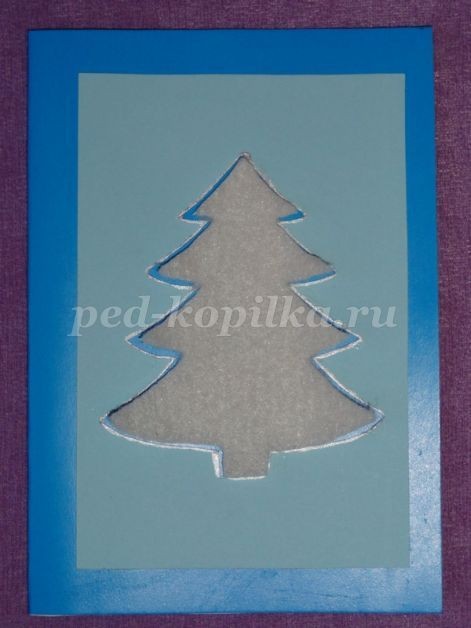 Красивая новогодняя открытка: часть 2