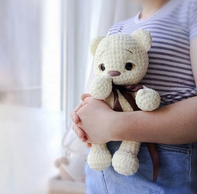 Мишутка из пряжи Мишутка из пряжи