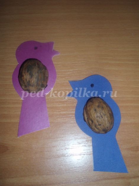 Пластилинография с использованием природных материалов: птицы Пластилинография с использованием природных материалов: птицы