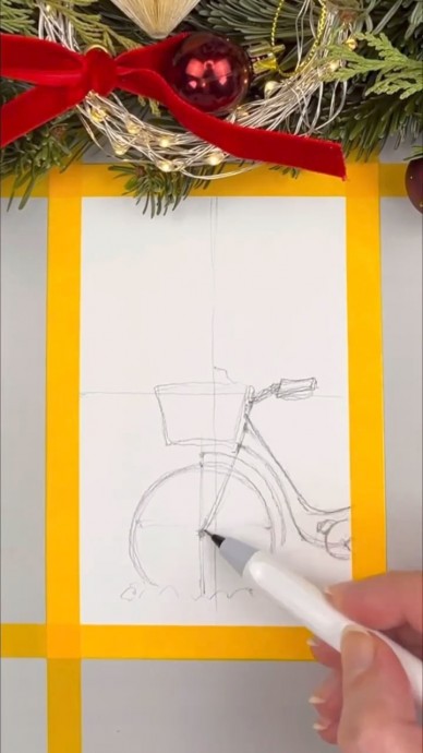 Рисуем зимнее настроение