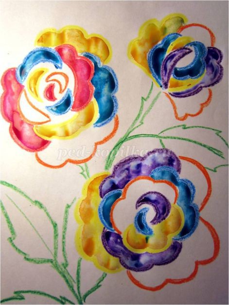 Рисование цветов акварелью "Радужные розы": мастер-класс, часть 5 Рисование цветов акварелью "Радужные розы": мастер-класс, часть 5