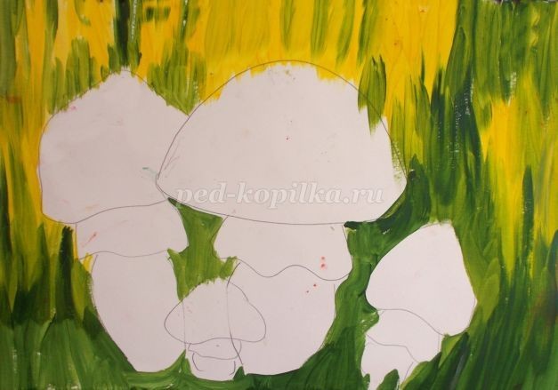 Как нарисовать мухоморы: часть 1