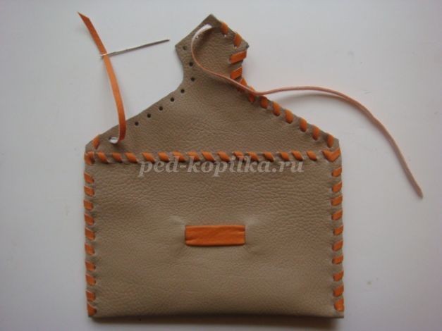 Органайзер из искусственной кожи для детских поделок Органайзер из искусственной кожи для детских поделок
