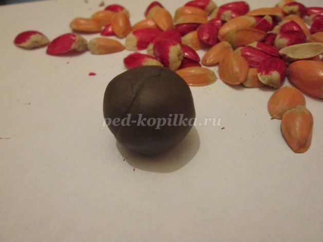 Топиарий из природного материала для детского сада: часть 1