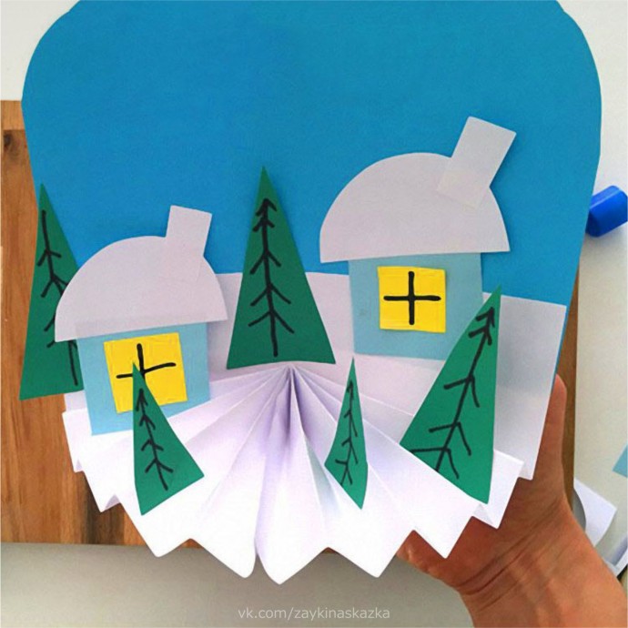 Городок зимой Городок зимой