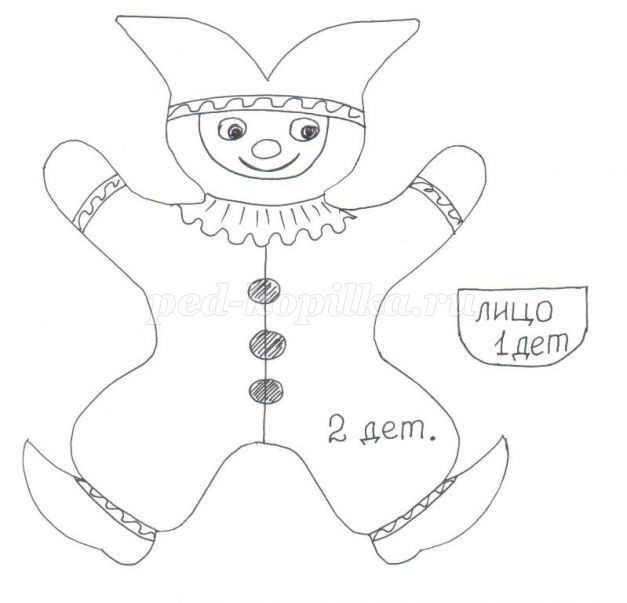 Новогодняя игрушка детскими руками: часть 1