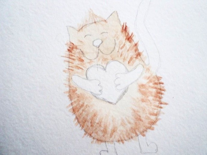 Рисуем котика