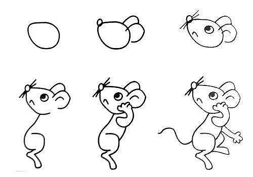 10 примеров, как нарисовать зверей поэтапно