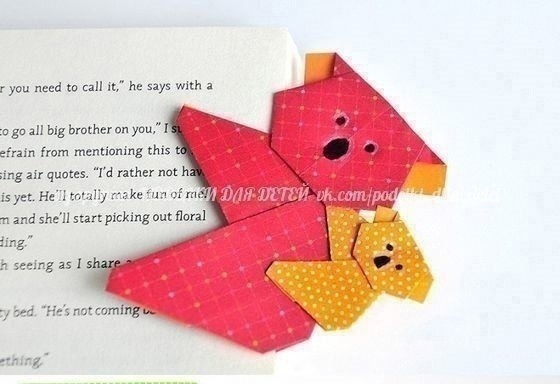 Книжная закладка-оригами "Коалы" Книжная закладка-оригами "Коалы"