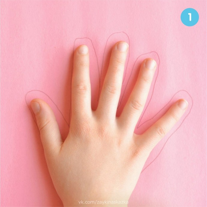 Зайчата из ладошек Зайчата из ладошек