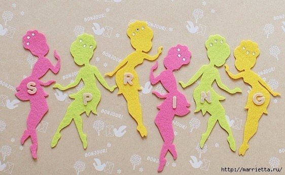 Феечки из фетра или декоративного войлока