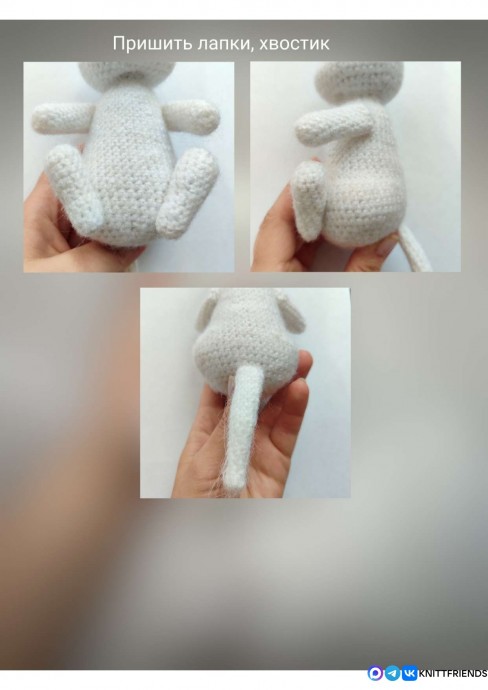 Котёнок из пряжи Котёнок из пряжи