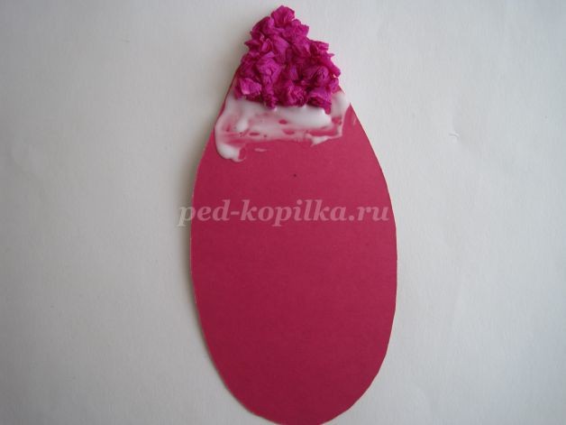 Букет сирени из цветной и гофрированной бумаги: часть 2