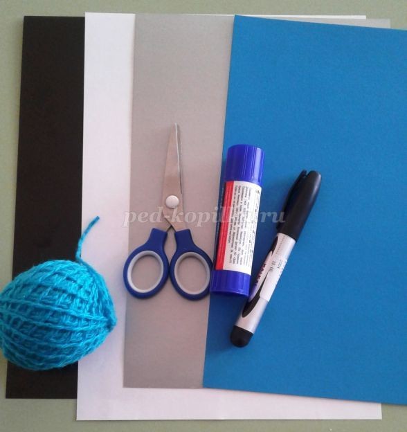 Мышка из картона и ниток Мышка из картона и ниток