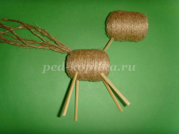 ​Лошадка из шпагата: часть 1