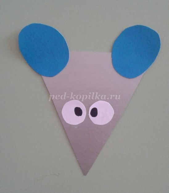 Мышка из картона и ниток Мышка из картона и ниток