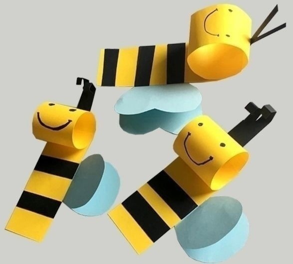 Объёмная аппликация "Пчёлки"