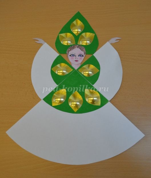 Игрушка из бумаги "Русская красавица": часть 2 Игрушка из бумаги "Русская красавица": часть 2