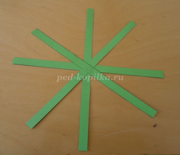 Кактус из бумажных полосок: часть 1 Кактус из бумажных полосок: часть 1