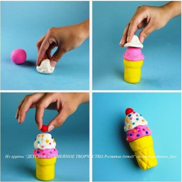 Лепим продукты и посуду Лепим продукты и посуду