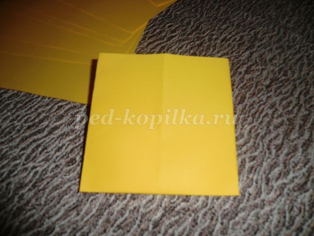 ​Мышка в технике оригами: часть 1