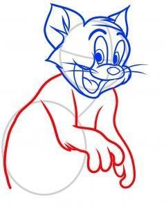 Рисуем кота Тома Рисуем кота Тома