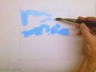 Техника рисования акварелью мокрым по мокрому