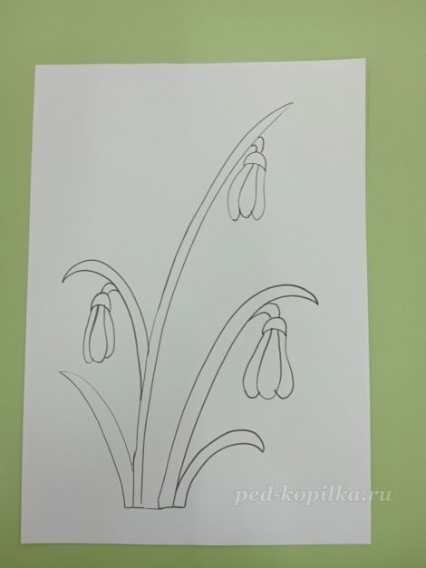 Витраж "Ландыши": часть 1