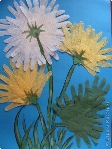 Аппликации из ладошек 5